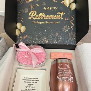 Brand new retirement gift box for her
